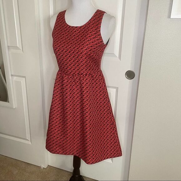 LILI WANG Anthropologie Geo Jacquard Dress - Picture 11 of 13